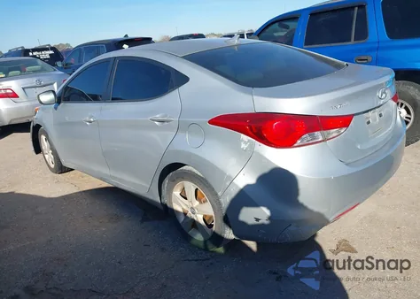 2012 Hyundai Elantra Gls из США, поврежденный, VIN 5NPDH4AE4CH073780